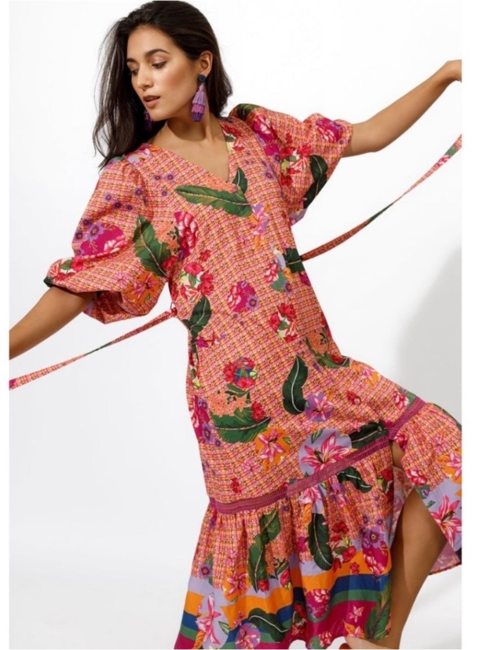 Emily Lovelock Anthropologie Sophie Maxi Dress 1X